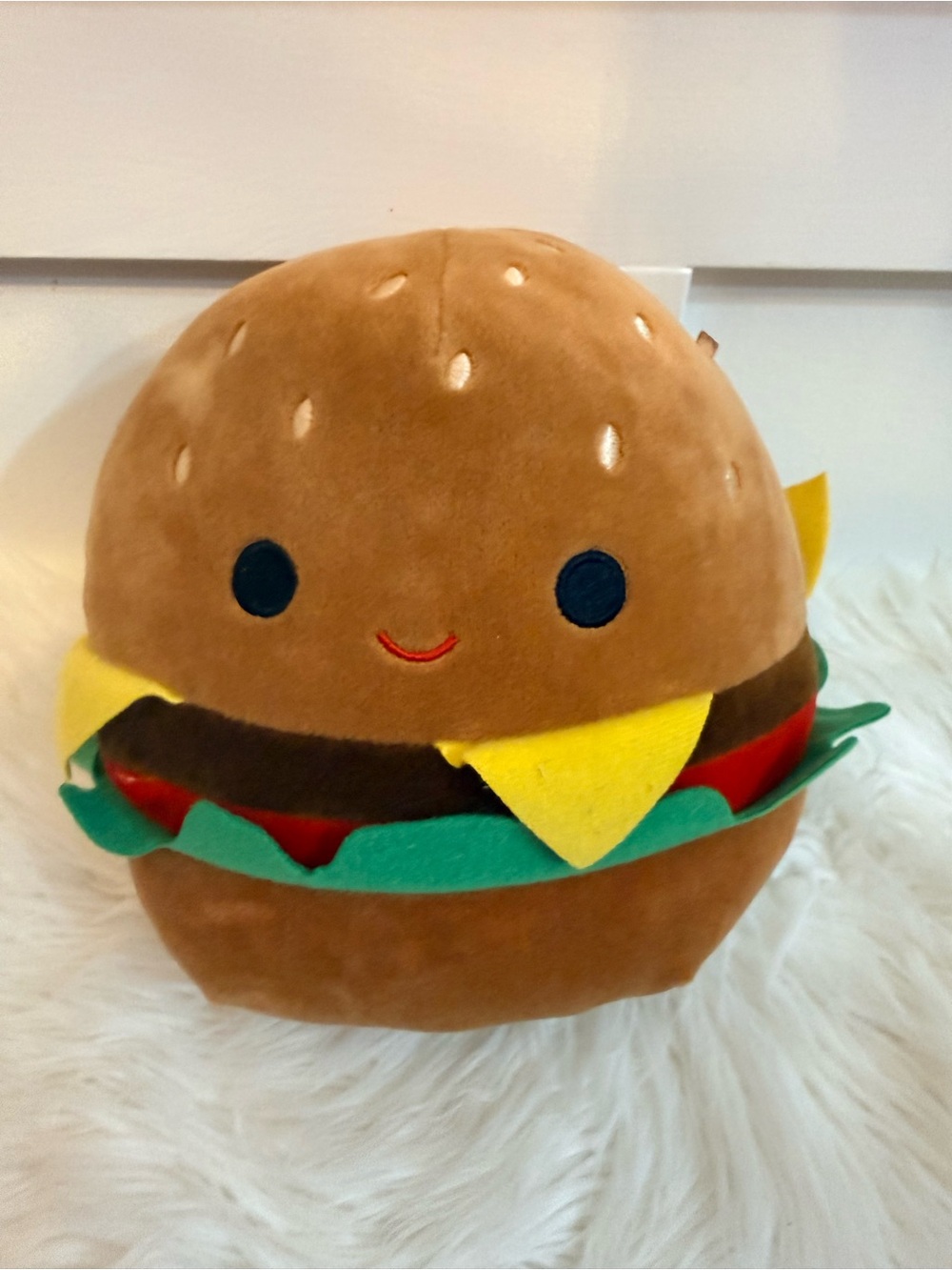 💫4/$25 • Squishmallow Carl the Cheeseburger